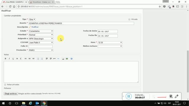 Derivación a Ginecología - Ejemplo de uso смотреть онлайн