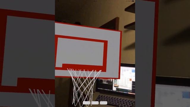 AR Basketball Game ARkit Mobile App.IOS11 ARkit Game!