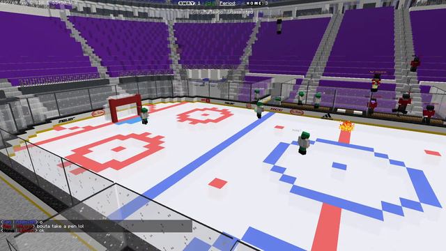 Minecraft Hockey: Binghampton Whalers @ Palm Beach Hawks - 2/7/21 - JBHL S3 смотреть онлайн