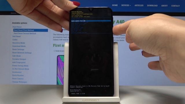 How to Wipe Cache in SAMSUNG Galaxy A40 - Format Cache Partition смотреть онлайн