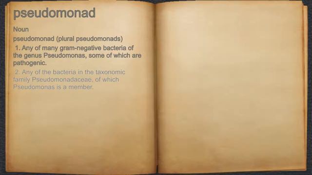 What does pseudomonad mean? смотреть онлайн