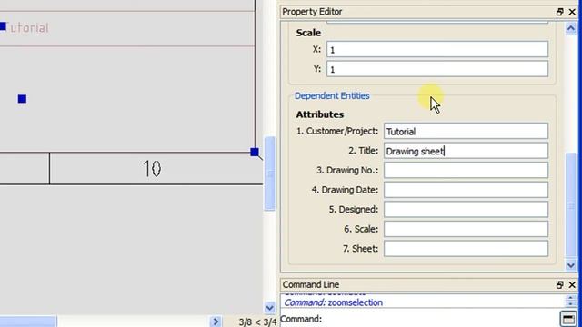 QCAD Tutorial (Q&E): Drawing sheet templates with block attributes смотреть онлайн
