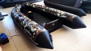 Надувная лодка Адмирал 330 CF. накачиваем компрессором