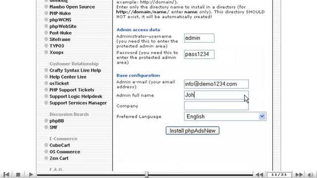 How to install phpAdsNew from Fantastico - Fantastico Tutorials смотреть онлайн