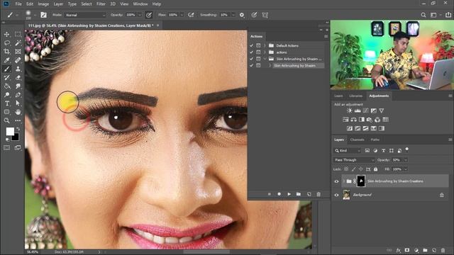 Skin Airbrushing Magic Retouch Free Photoshop Actions Download смотреть онлайн