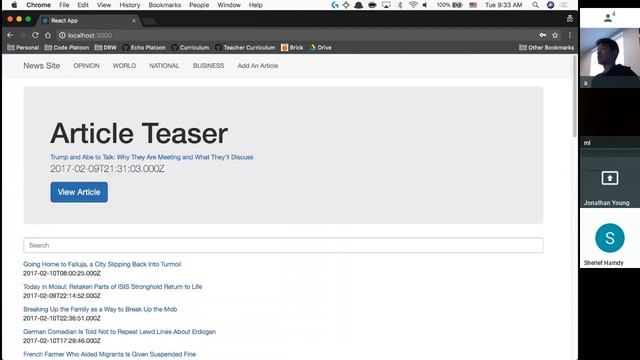 W12D2: React (1 of 1) смотреть онлайн