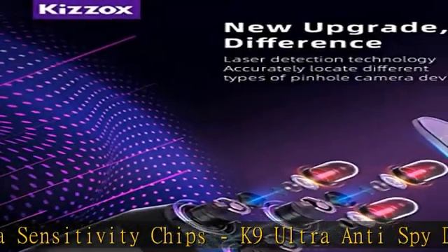 Kizzox K9 Ultra Hidden Camera detectors, Anti Spy Detector, Hidden Devices/Bug/Listening Device/GPS смотреть онлайн