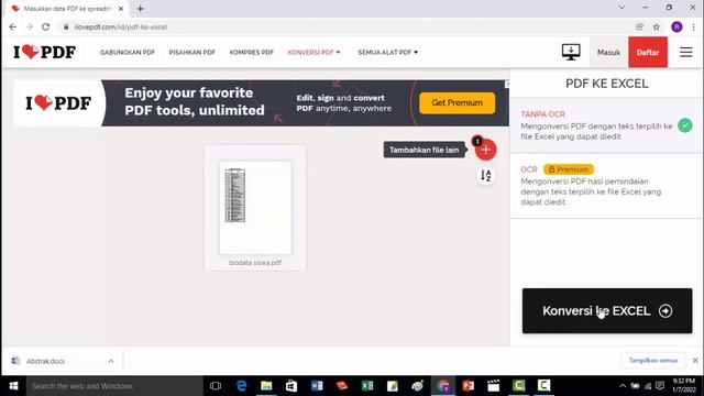 UBAH PDF KE WORD DAN EXCEL, UBAH JPG KE PDF DENGAN CARA ONLINE смотреть онлайн