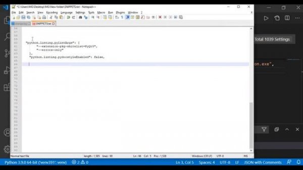 How to FIX VSCode error in PyQt5 import  pylint(no-name-in-module) & pylint(missing-class-docstring