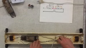 схема подключения 2 люминесцентных ламп через 1 дроссель