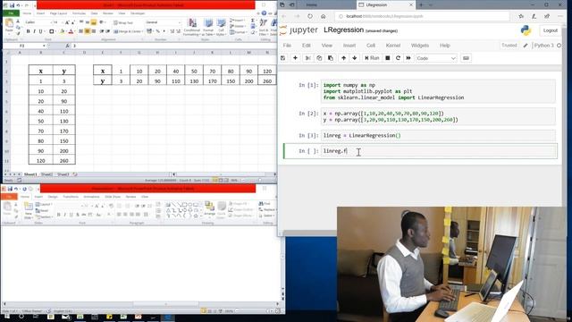 How to Perform Linear Regression in Python in 7 mins using Jupyter Notebook смотреть онлайн
