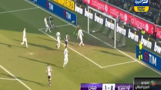 أهداف مباراة - أودينيزي 2 × 1 ميلان | الدوري الإيطالي смотреть онлайн