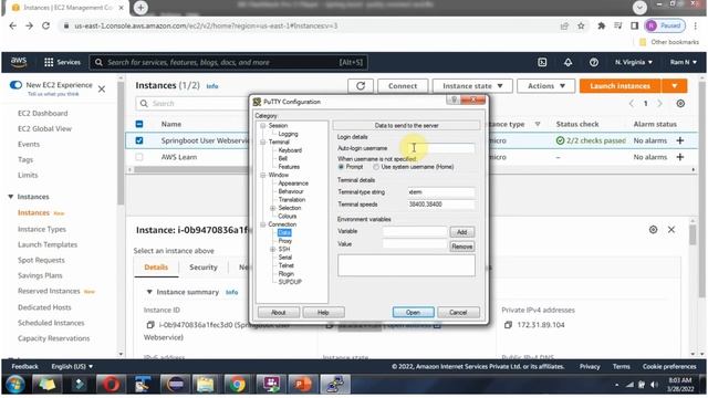 How to Connect to an EC2 instance on AWS using PUTTY? | Deploying Spring Boot on AWS EC2 Instance смотреть онлайн