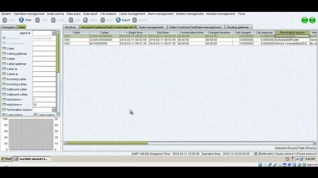 How to use CDR in VOS3000 using desktop client смотреть онлайн
