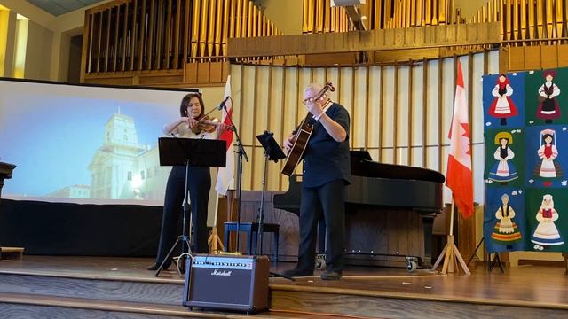 @Палянэз”Разьвітаньне з Радзімай”. Уладзя Шамецька(скрыпка), Міхась Рыкаў(гітара). 19.03.2023 смотреть онлайн