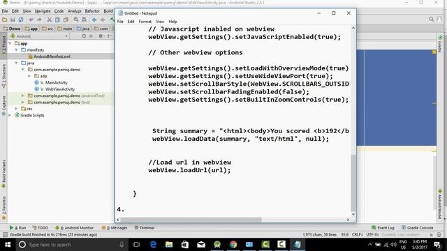 WebView example in android смотреть онлайн