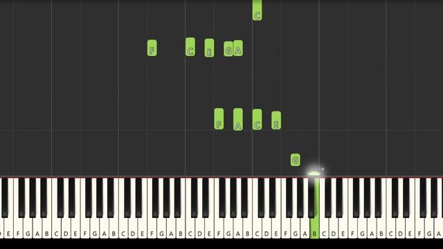 Lofi Piano chord progression in C major "4 Turley" [Synthesia] (Piano tutorial) смотреть онлайн