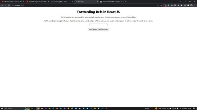 Forwarding Refs in React JS | React JS Tutorial (full course) - #45 смотреть онлайн