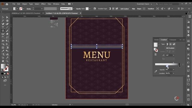Food Menu Design | Restaurant Menu Design In Illustrator | Cafe Menu