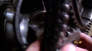 Установка моторной Цепи ИЖ ЮП 5