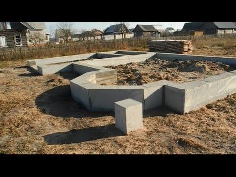 Мелкозаглубленный ленточный фундамент ч.13 смотреть онлайн