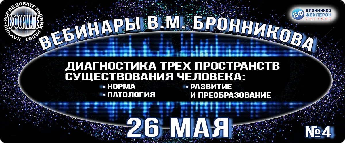 26.05.2019 Вебинар «Диагностика трех пространств существования человека» смотреть онлайн