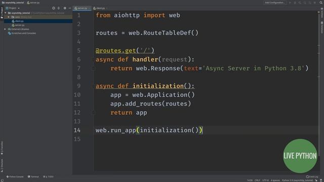 Async Python Tutorial: Starting to Build an Asynchronous RESTful interface смотреть онлайн