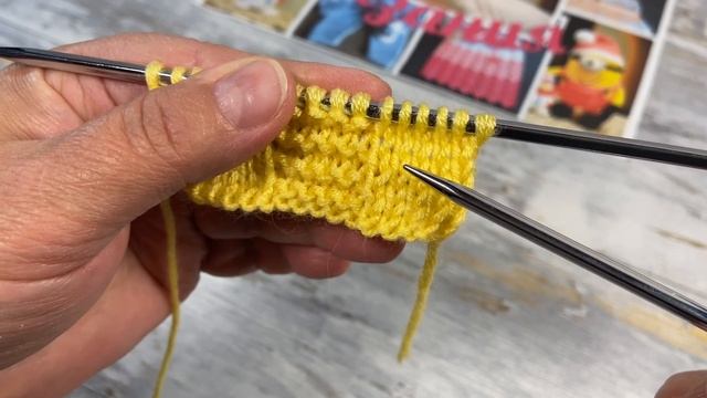 Узоры спицами. Шахматка. Knitting Patterns. Chess.