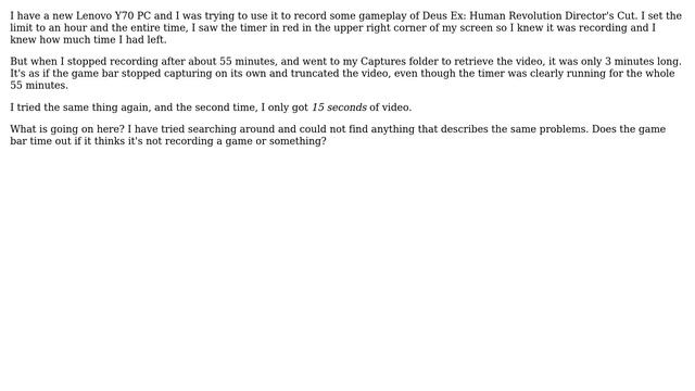 Windows 10 Game Bar Stops Recording смотреть онлайн