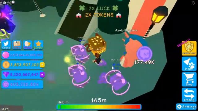 Раздача питомцев в [?FREE BOOST?] Bubble Gum Simulator смотреть онлайн