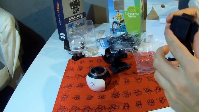 360° панорамная камера ОБЗОР с Banggood 360° Mini WiFi Panoramic Video Camera rewiew смотреть онлайн