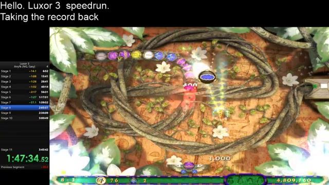 Luxor 3 Speedrun World Record 3:25:53 смотреть онлайн