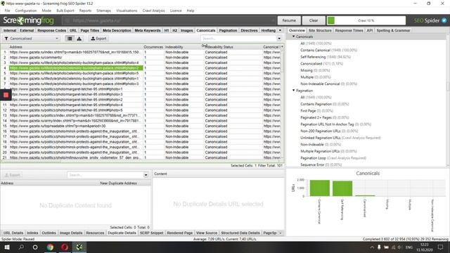 Поиск технических ошибок в Screaming Frog Seo Spider
