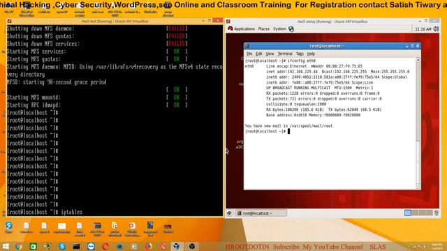 nfs server configuration in Redhat Enterprise Linux and centOS смотреть онлайн