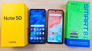 REALME NOTE 50 VS INFINIX SMART 8 PRO - СРАВНЕНИЕ УЛЬТРАБЮДЖЕТНИКОВ! КАКОЙ ВЫБРАТЬ?