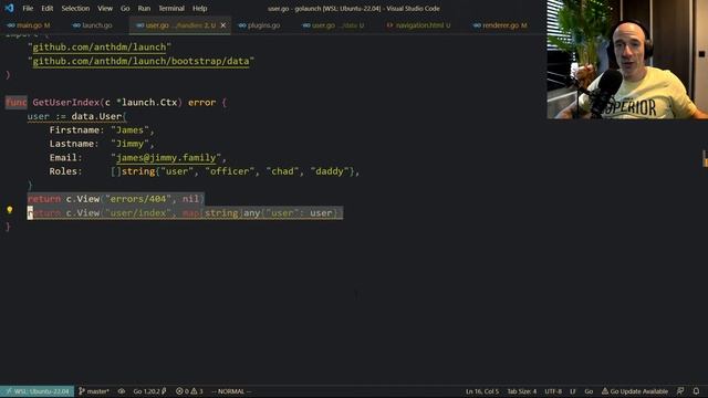 Rendering HTML Full Stack Views With Launch In Go смотреть онлайн