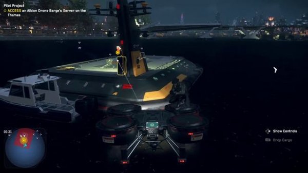 Watch Dogs Legion: Pilot Project- (Drone Barge Location)