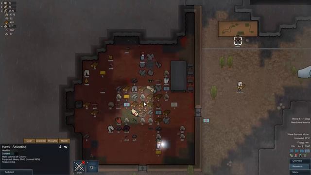 No Time For Peg Legs (Rimworld Wave Survival Mode | Part 3) [Modded Rimworld]