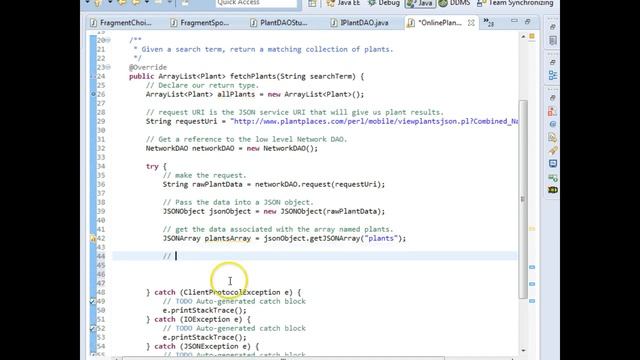 Parsing JSON in Android смотреть онлайн