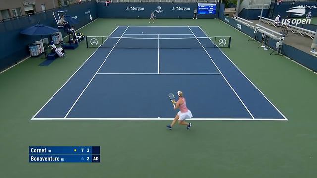Alize Cornet vs Ysaline Bonaventure | US Open 2020 Round 2 смотреть онлайн