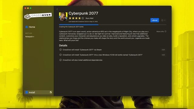 Play Cyberpunk 2077 On Mac — A CrossOver Tutorial