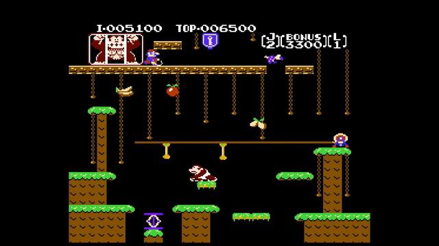 Donkey Kong Jr (NES) Full Game Playthrough