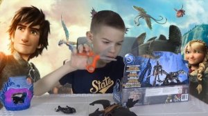 Как приручить дракона 3 игрушки открываем, наборы как приручить дракона
