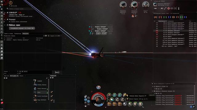 Eve Online: нубство в C3 wormhole - Outpost Frontier Stronghold / Drekavac смотреть онлайн