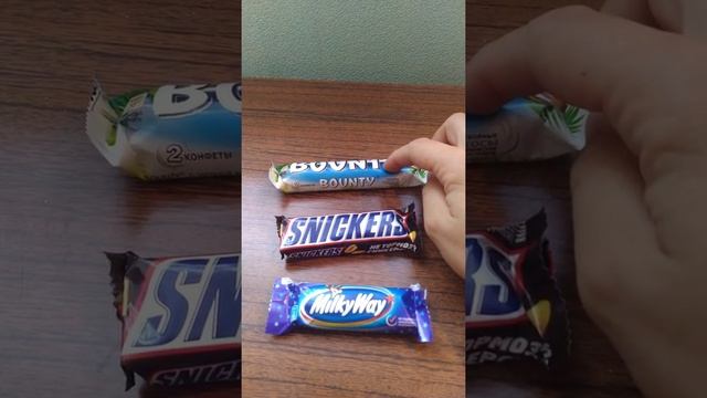 Сникерс, Милки Вэй, Баунти, первый обзор. смотреть онлайн