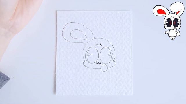How to draw Iscream from Chikn Nuggit | Easy Bunny Drawing смотреть онлайн