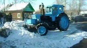 т 40 ам уборка снега.