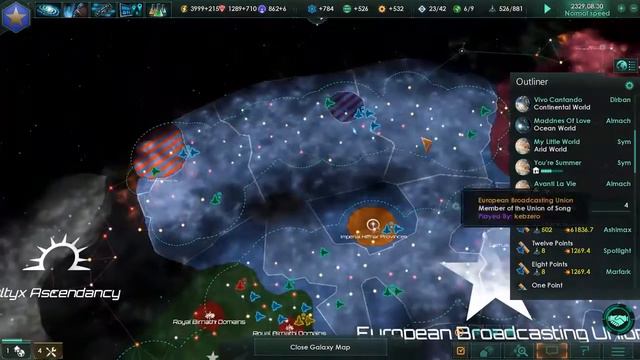 Let's Play Stellaris MP - Eurosong Vs. Turtle Power, Episode 29