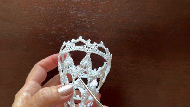 Как связать крючком колокольчик на елку - #11 смотреть онлайн