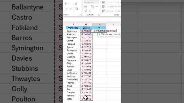 Caso 2 - Fórmula para SACAR PORCENTAJE en Excel ?? смотреть онлайн